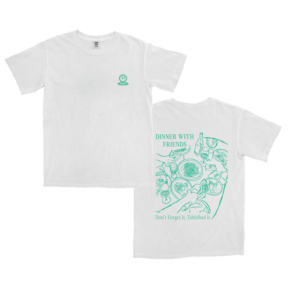 Dinner With Friends White T-Shirt
