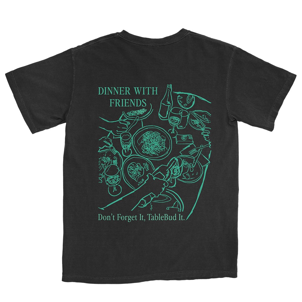 Dinner With Friends Black T-Shirt